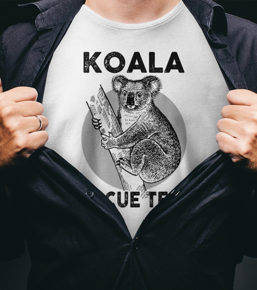 Koala Rescue Team Vintage Animals Outfits Save The Koala Bear T-Shirt