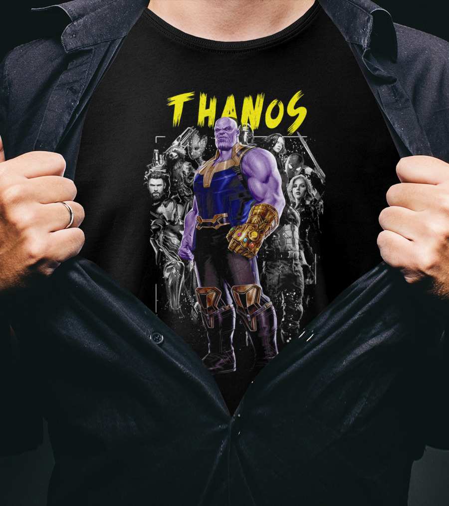 Marvel Avengers Infinity War Thanos Character T-Shirt
