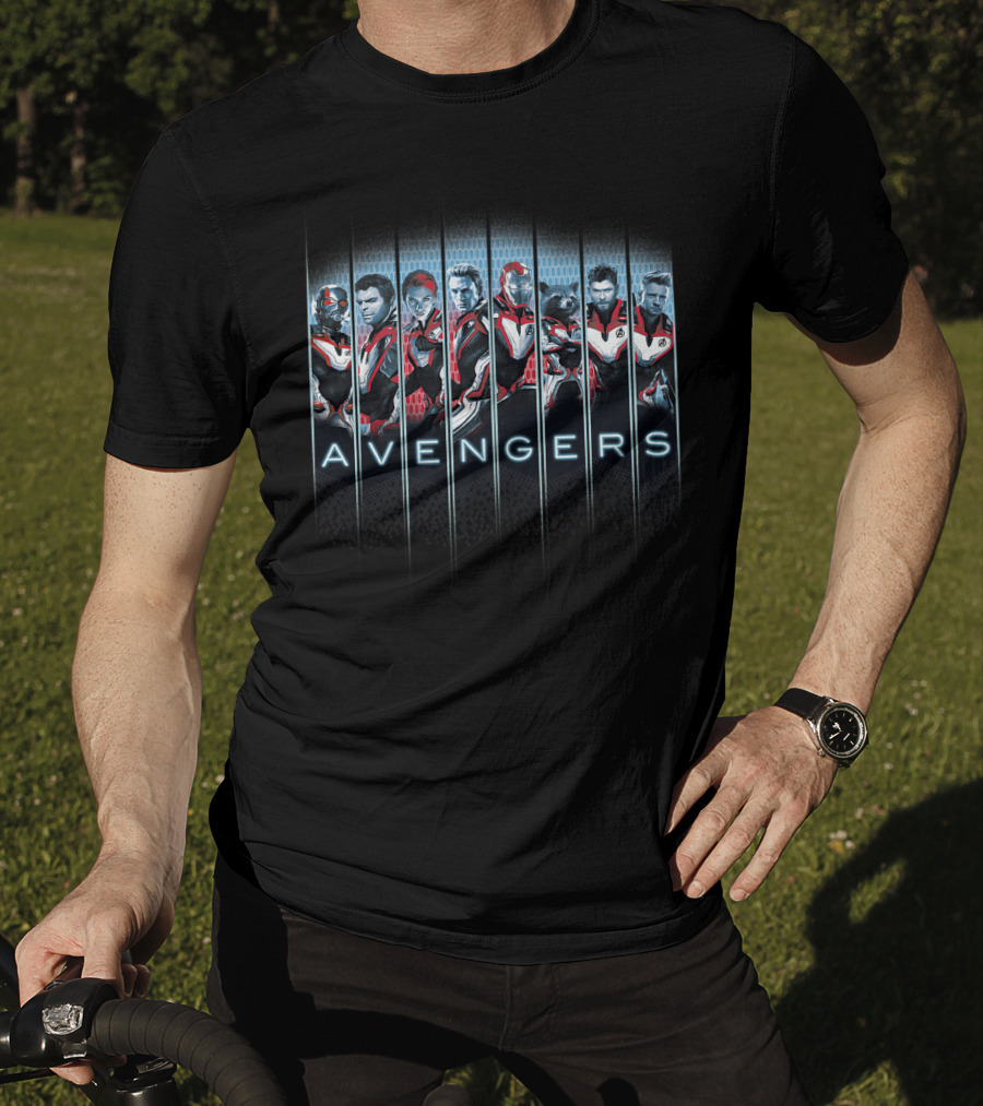 Avengers Endgame Characters In Quantum Suits T-Shirt