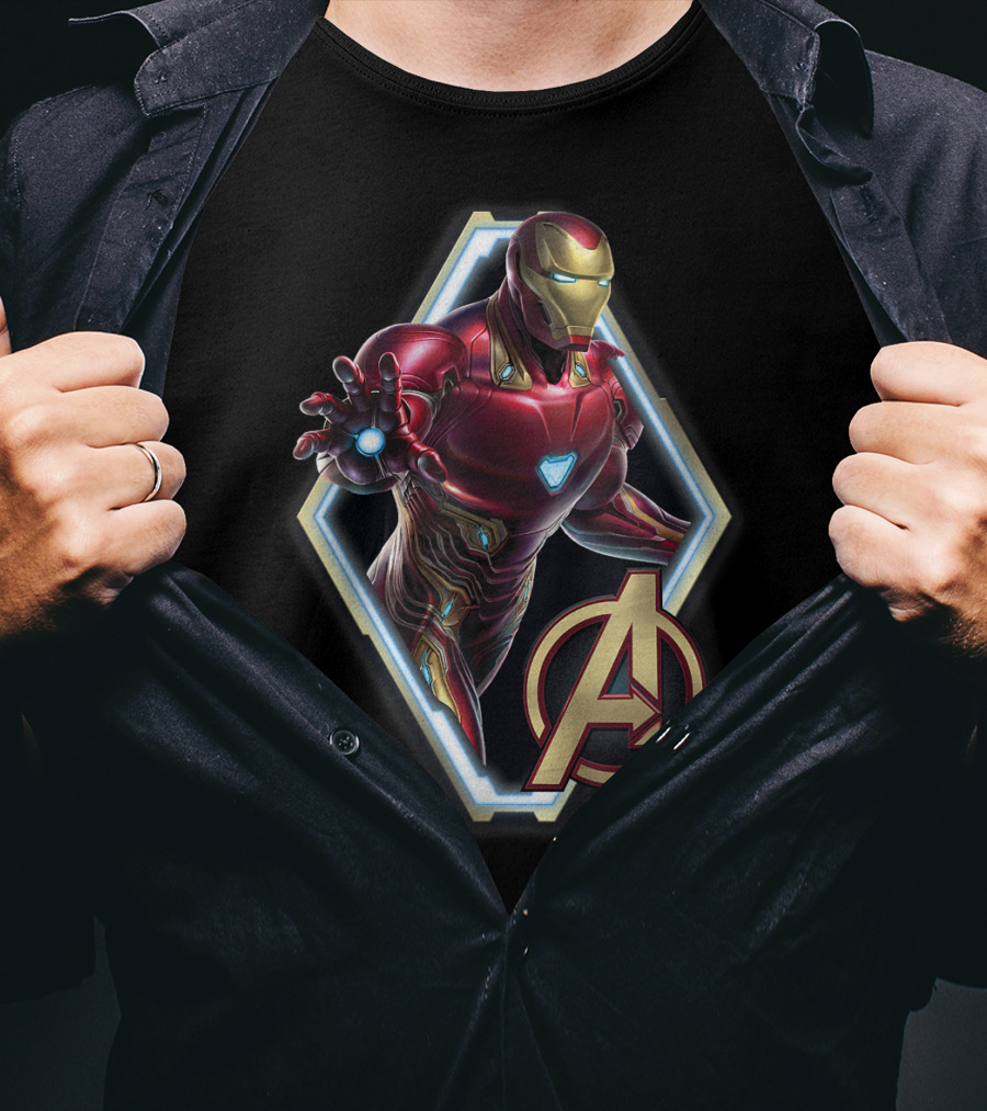 Marvel Avengers Endgame Iron Man Iconic Suit T-Shirt