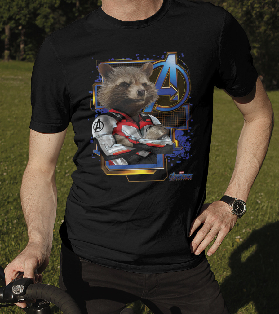 Avengers Endgame Rocket Raccoon Marvel T-Shirt