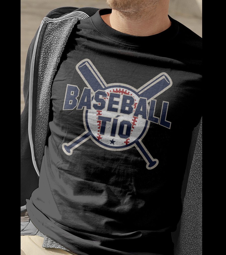 Baseball Tio Spanish Softball Uncle Vintage Baseball T-Shirt