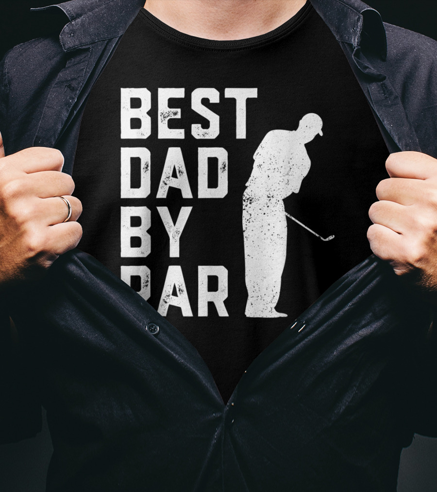 Best Dad By Par Golf Lover T-Shirt