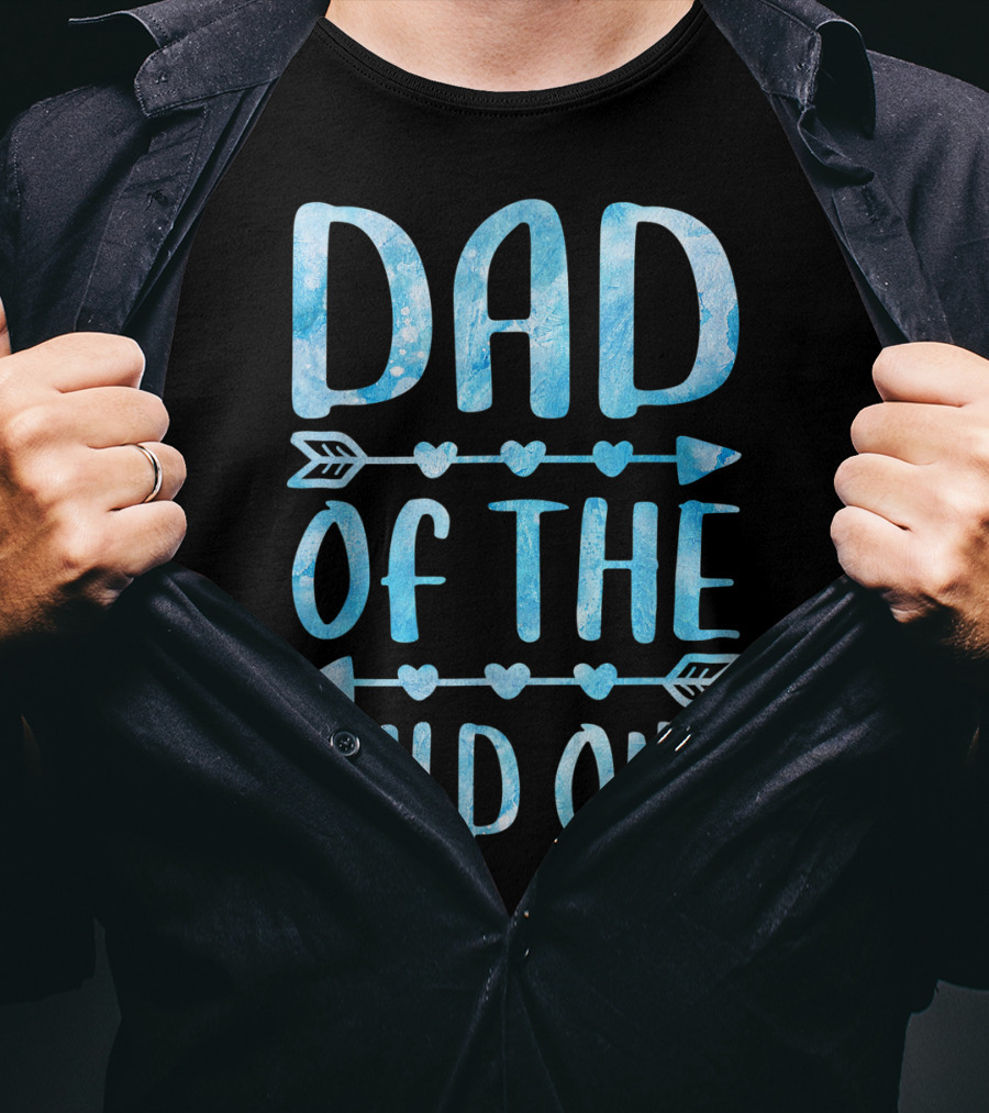 Dad Of The Wild One Father's Day Arrow Hearts T-Shirt