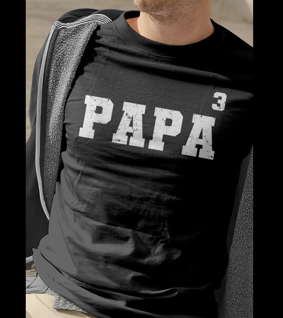 Papa 3 Cubed T-Shirt