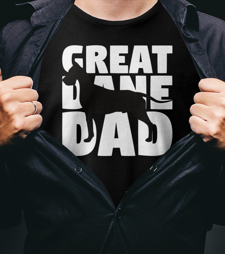 Great Dane Dad Dog Father Great Dane Dad T-Shirt