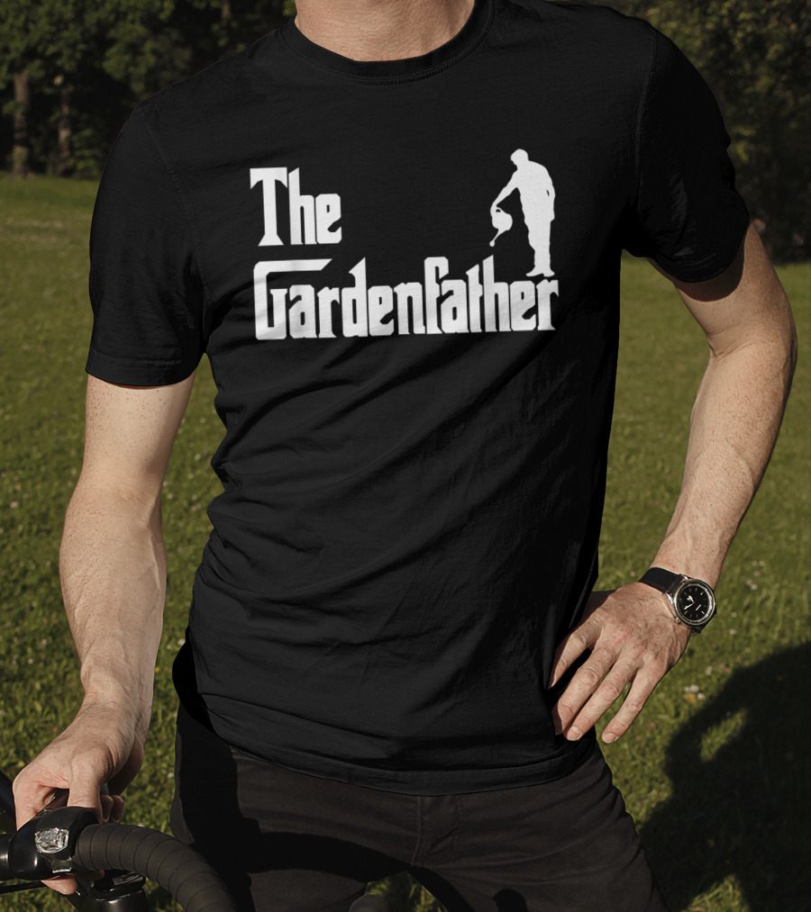 The Gardenfather Best Gardening Father Iconic Watering T-Shirt