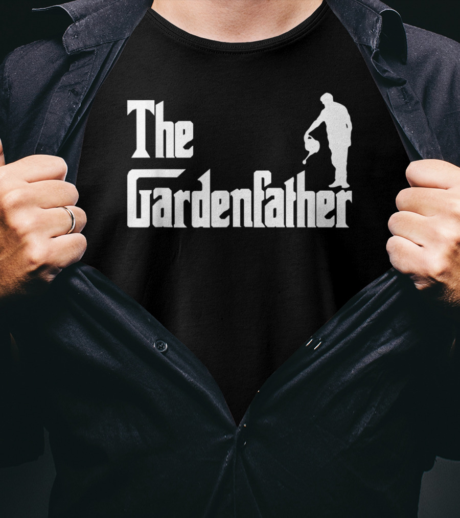The Gardenfather Best Gardening Father Iconic Watering T-Shirt