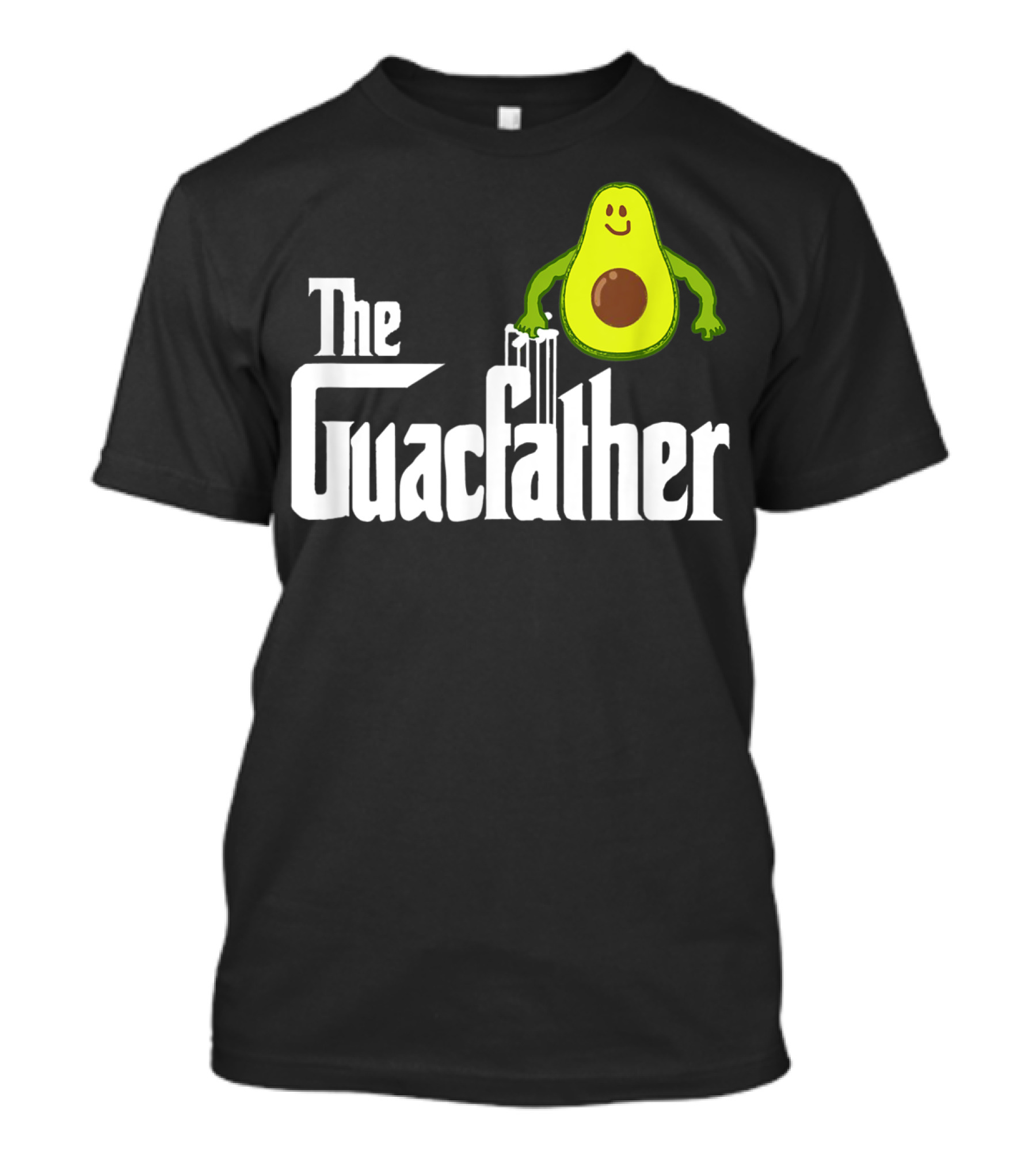 The Guacfather Funny Guacamole Avocado Mens Iconic T-Shirt