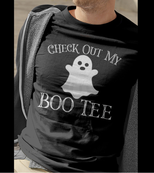 Check Out My Boo Tee Funny Ghost Halloween Booty T-Shirt