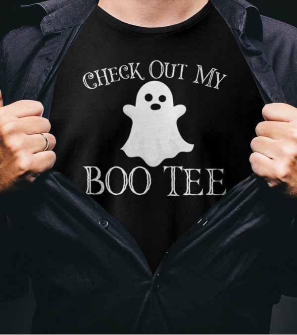 Check Out My Boo Tee Funny Ghost Halloween Booty T-Shirt