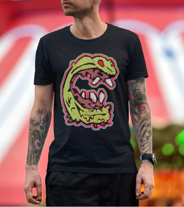 Premium T-Shirt: Halloween Monster Creature with Sharp Teeth T-Shirt Halloween Monster Creature with Sharp Teeth T-Shirt