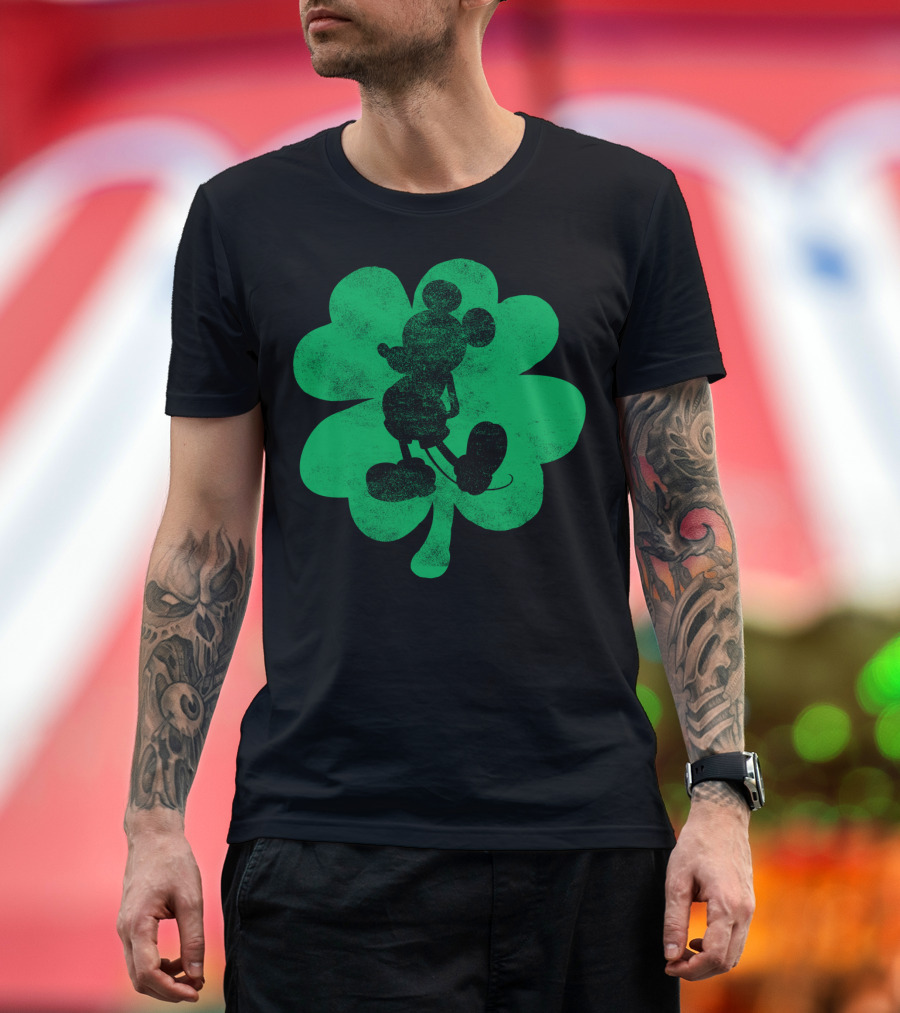 Mickey Mouse Shamrock St Patrick's Disney T-Shirt