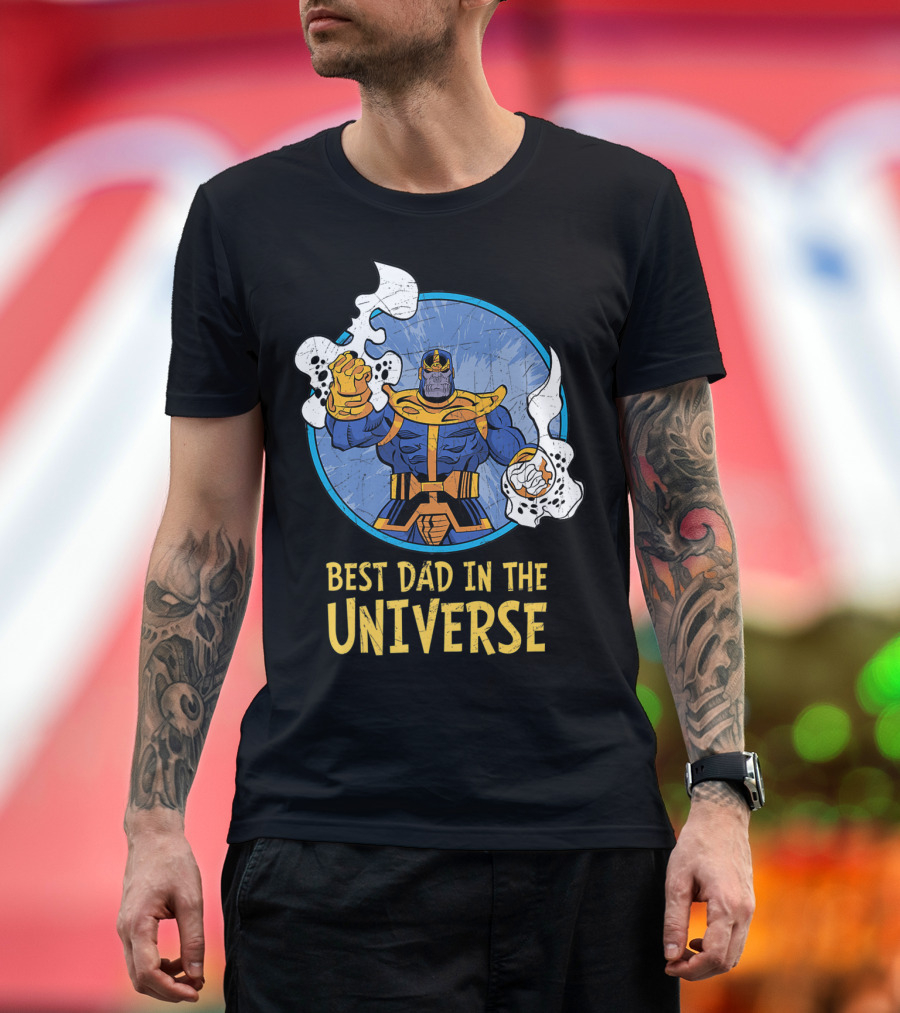 Marvel Thanos Best Dad In The Universe Comic T-Shirt
