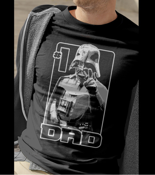 1 Dad Star Wars Darth Vader T-Shirt