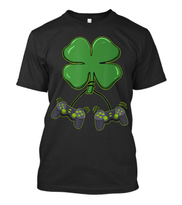 Clover With Game Controllers T-Shirt