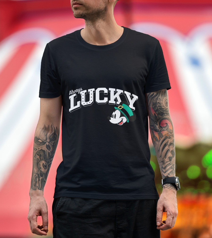 Disney Mickey Mouse Always Lucky St. Patrick's Day T-Shirt
