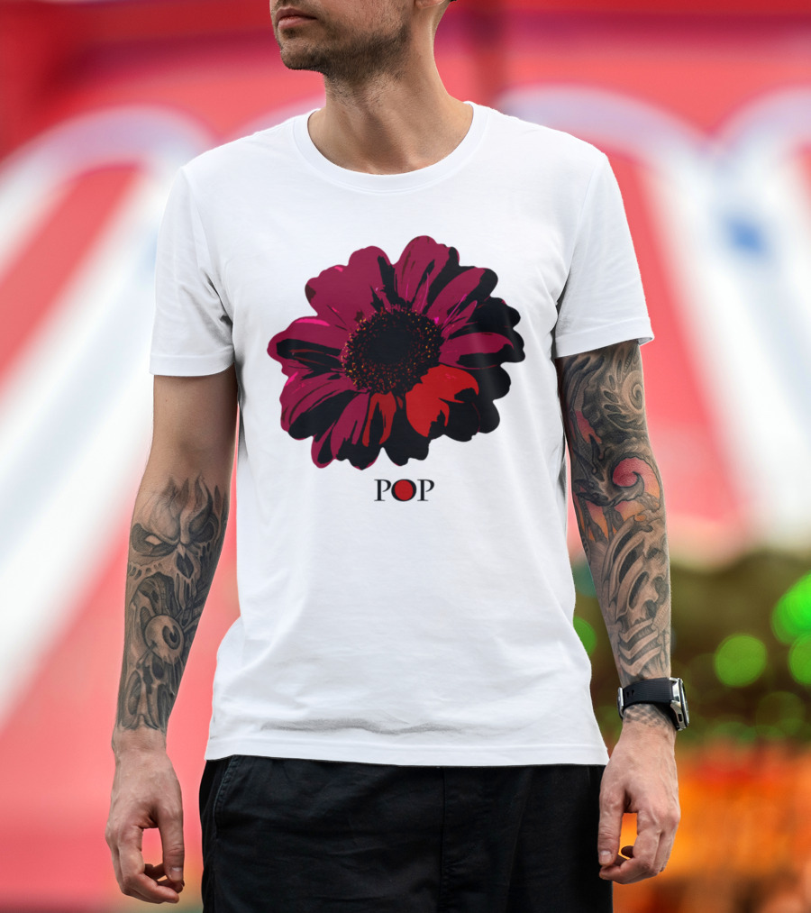 Pop Art Bold Flower T-Shirt