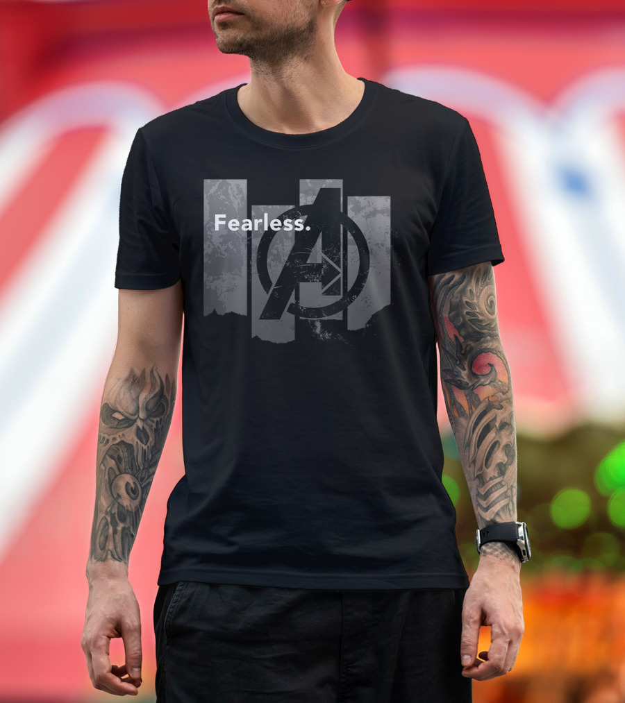 Fearless Avengers Endgame Panel T-Shirt