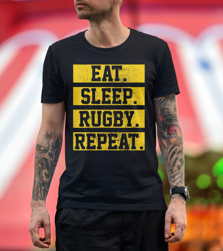 EAT SLEEP RUGBY REPEAT T-Shirt