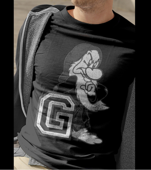 Disney Snow White And Seven Dwarfs Grumpy Large G T-Shirt