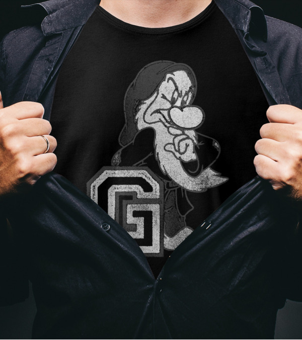Disney Snow White And Seven Dwarfs Grumpy Large G T-Shirt