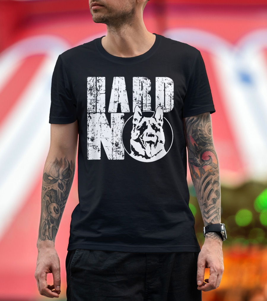 Hard No Dog Face Pitter Funny Patter Let's Get At 'Er T-Shirt
