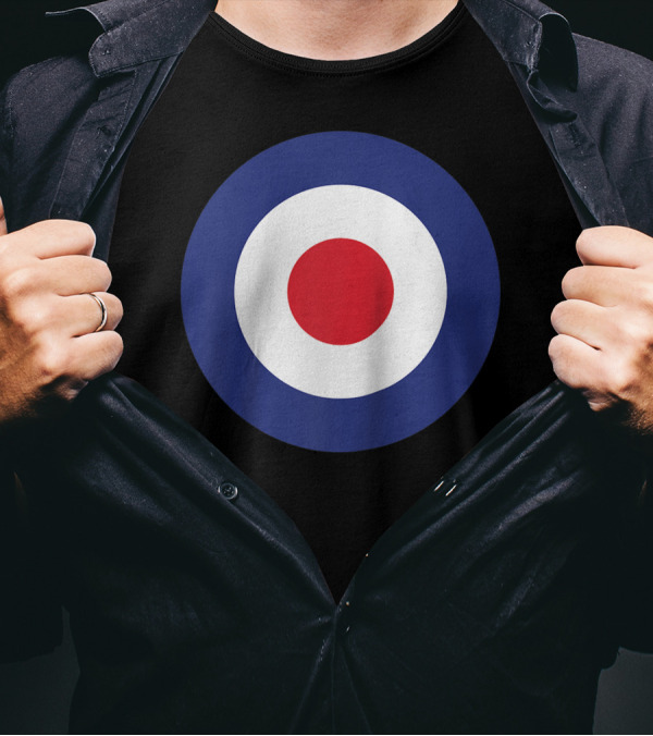RAF Roundel British Target Bullseye Pop T-Shirt