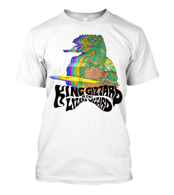 King Gizzard And The Lizard Wizard Psychedelic Colorful Lizard T-Shirt