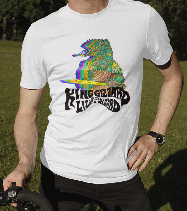 King Gizzard And The Lizard Wizard Psychedelic Colorful Lizard T-Shirt