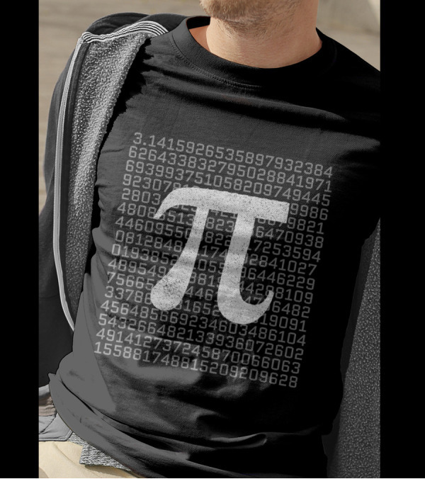 Pi Day 3.14159265358979323846 Math Geek Numbers T-Shirt