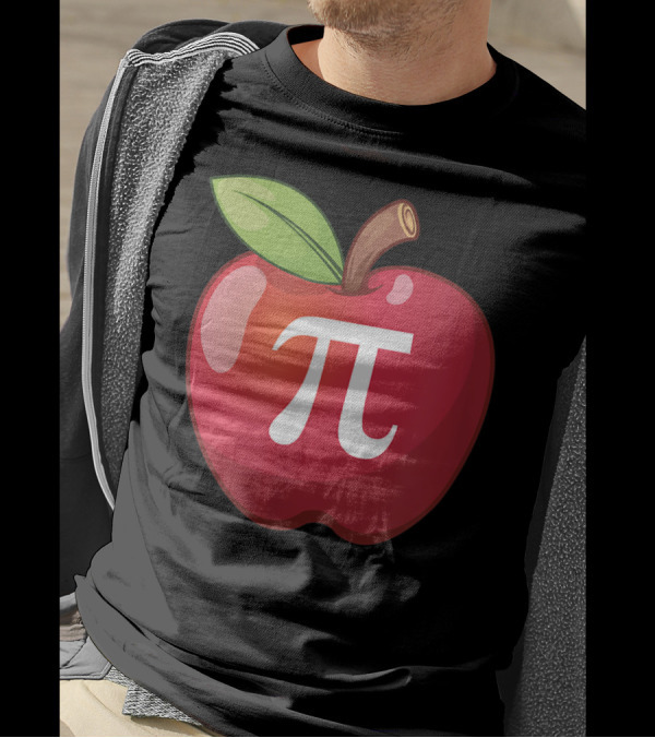 Apple Pi Math Lovers And Teachers Pi Day T-Shirt
