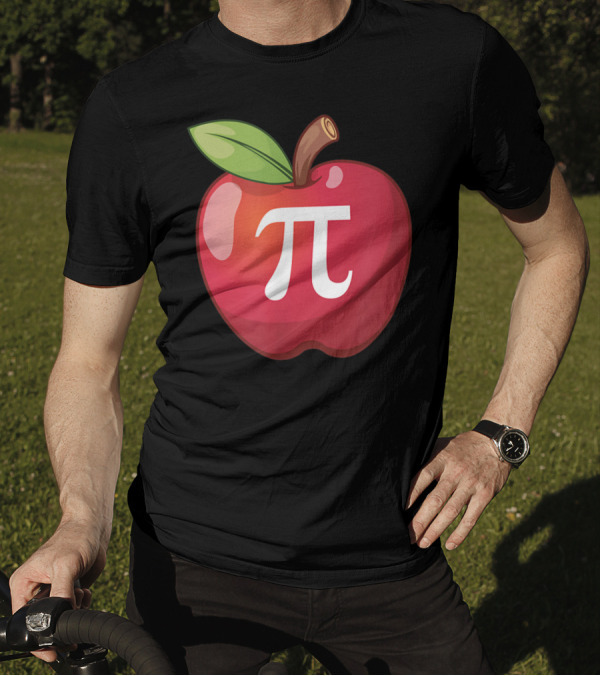 Apple Pi Math Lovers And Teachers Pi Day T-Shirt