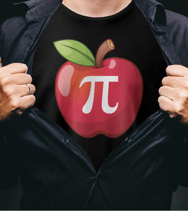 Apple Pi Math Lovers And Teachers Pi Day T-Shirt