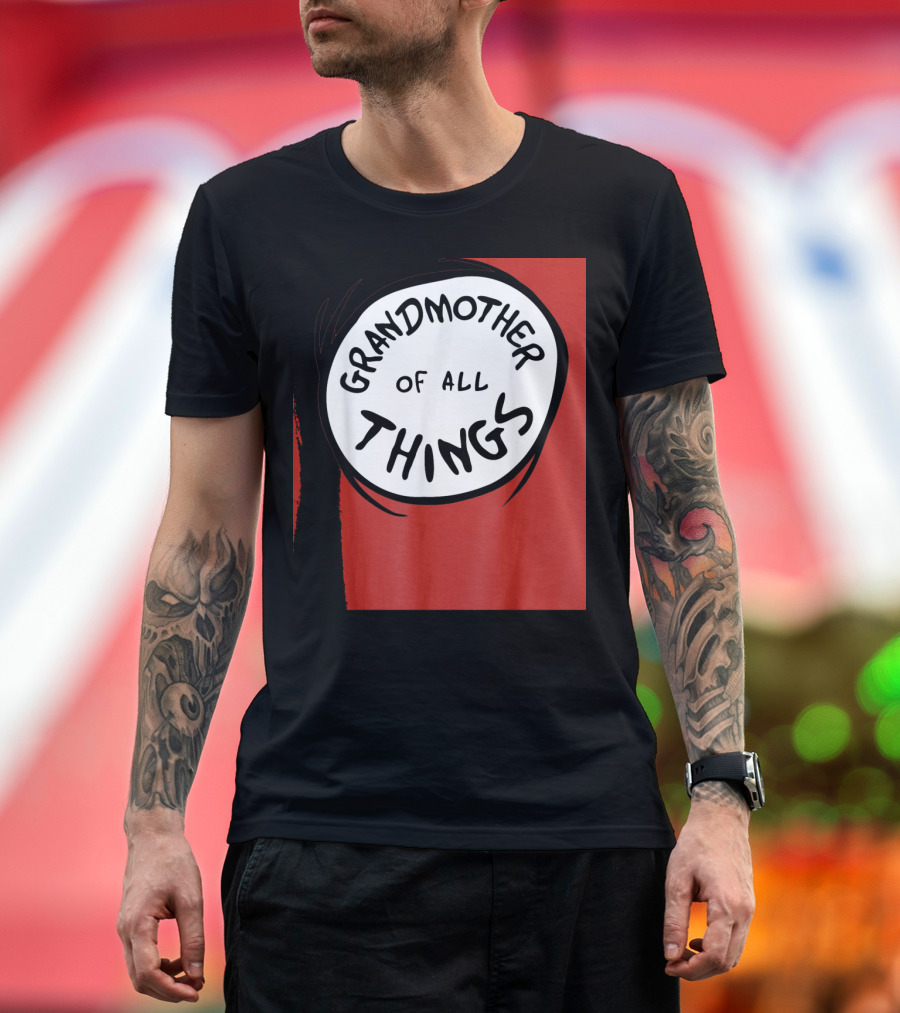 Grandmother Of All Things Emblem Red Dr. Seuss T-Shirt