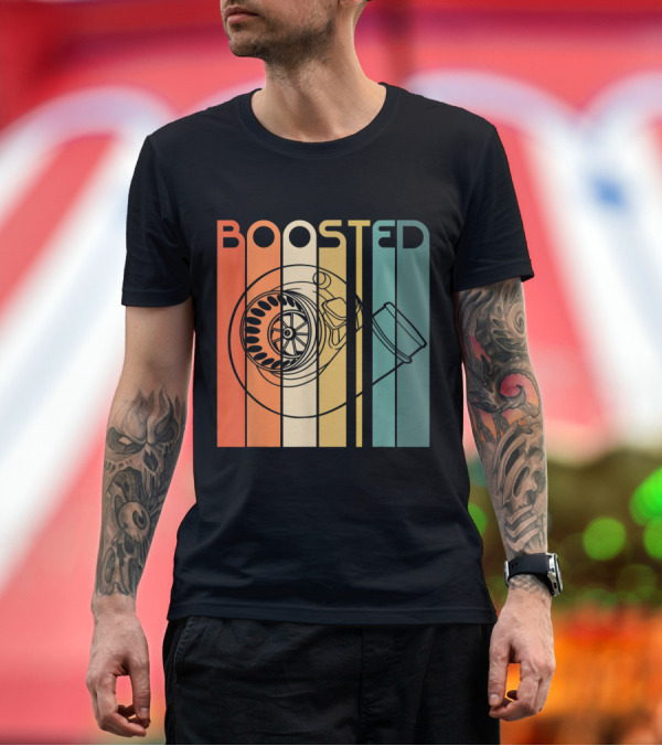 Premium T-Shirt: Boosted Retro Vintage Turbo T-Shirt Boosted Retro Vintage Turbo T-Shirt
