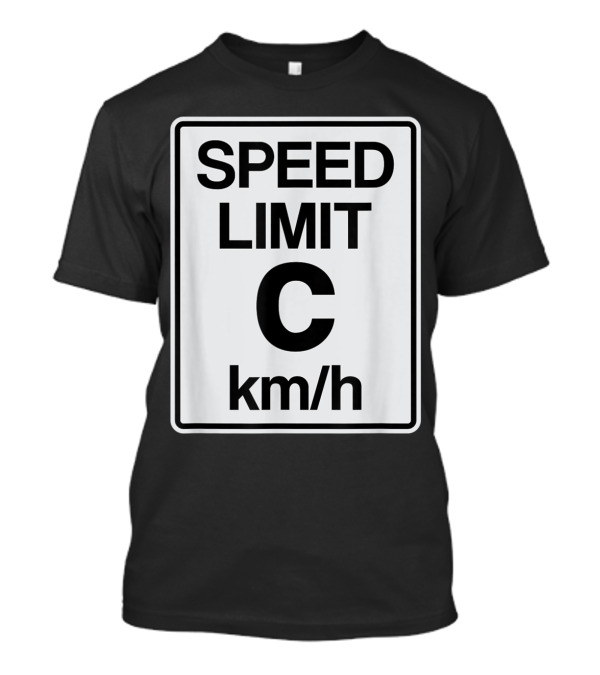 Speed Limit C Km/h Light Speed For Engineers T-Shirt