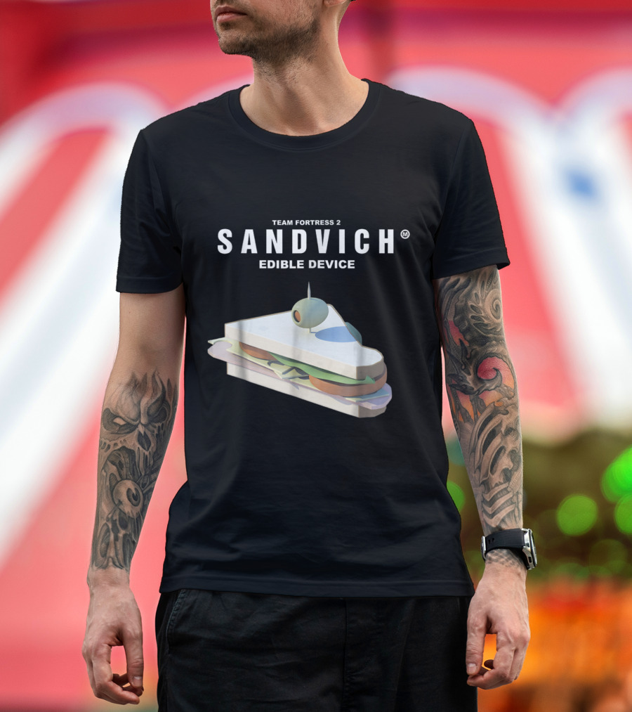 Team Fortress 2 Sandvich Edible Device T-Shirt