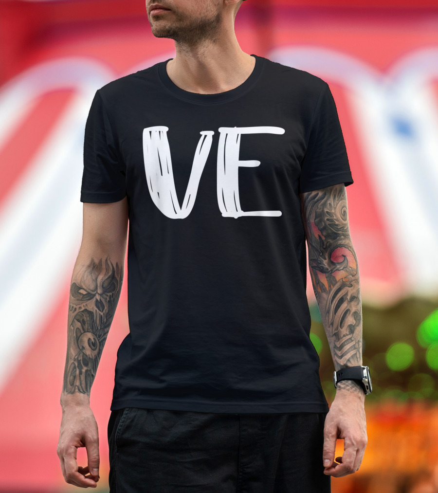 Valentine Couples Outfits Love For Him Her His T-Shirt