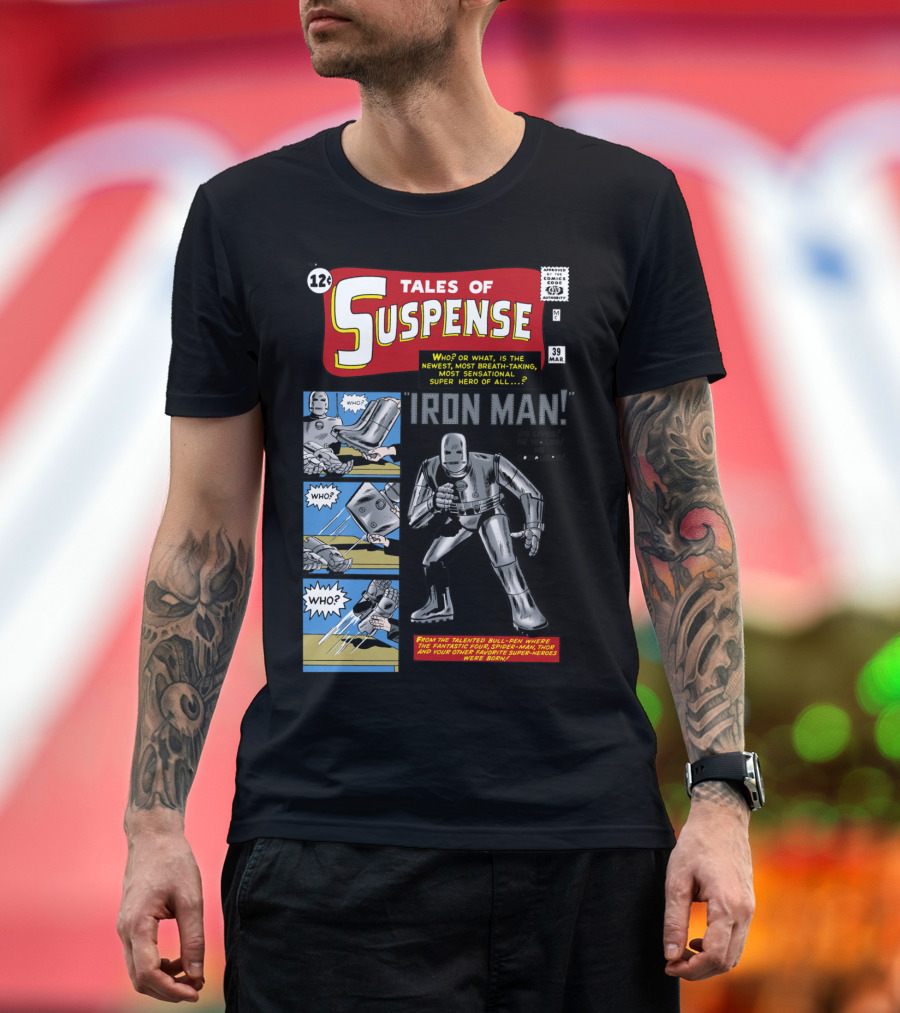 Tales of Suspense Iron Man Who Newest Super Hero 39 Mar 12¢ T-Shirt