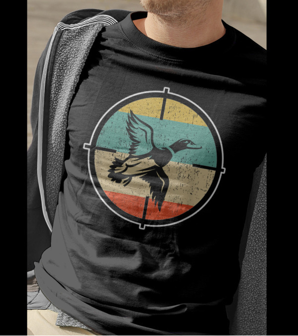 Duck Hunting Duck Hunter Target Retro Duck T-Shirt