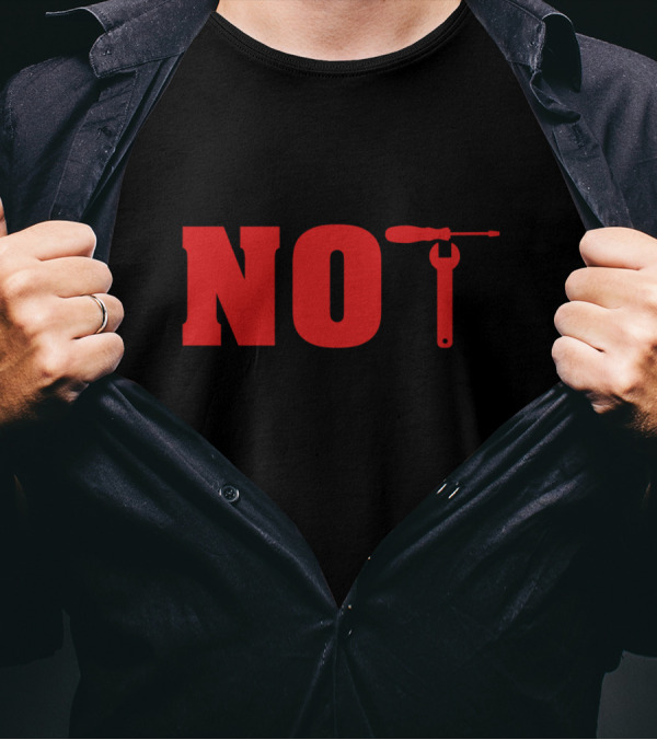 Built Not Bought With Screwdriver And Wrench Icons T-Shirt