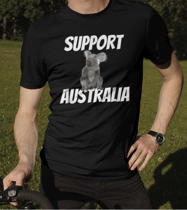 Support Australia Koala Image T-Shirt