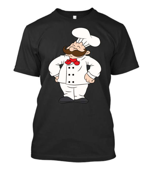 Chef Chef Chef Pizza Maker Baker Moustache T-Shirt