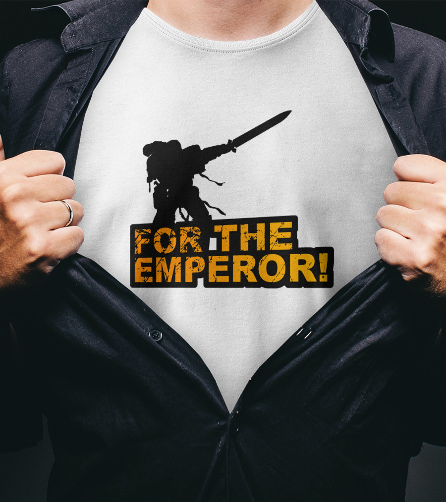 Warhammer For The Emperor Space Marine T-Shirt