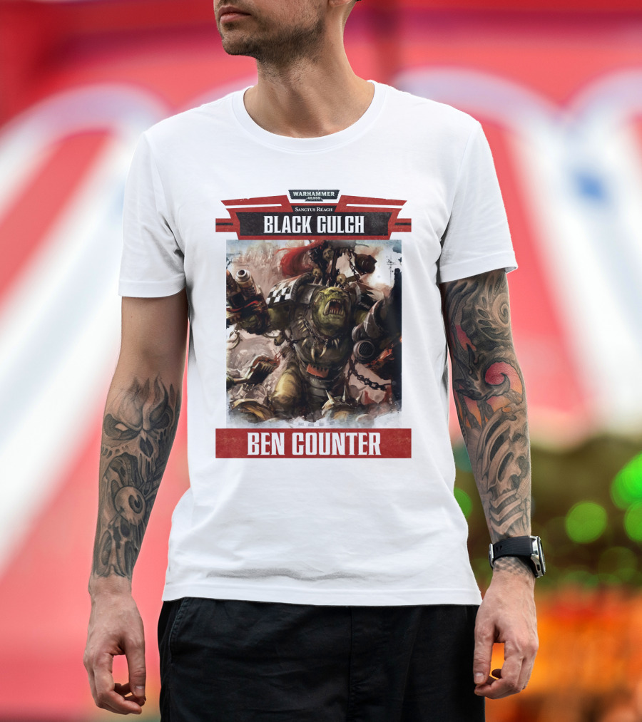 Warhammer 40000 Sanctus Reach Black Gulch Ben Counter T-Shirt