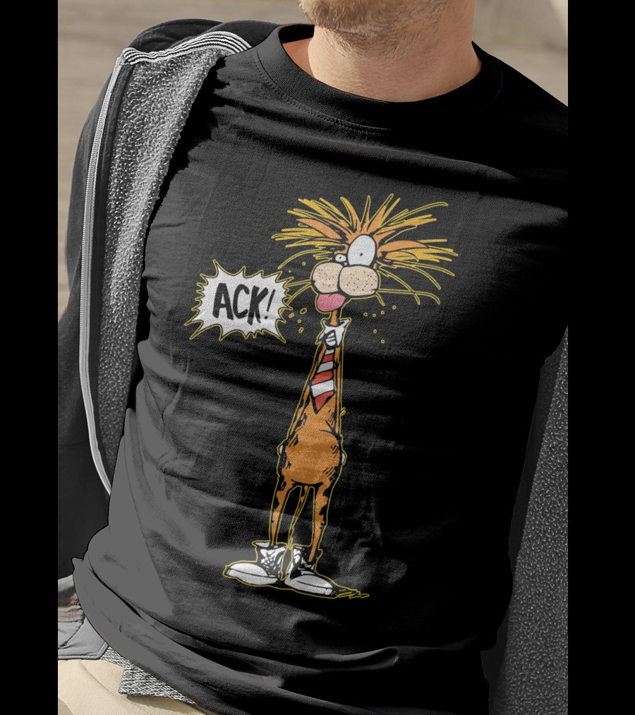 Bill The Cat ACK Bloom County Comic Character T-Shirt