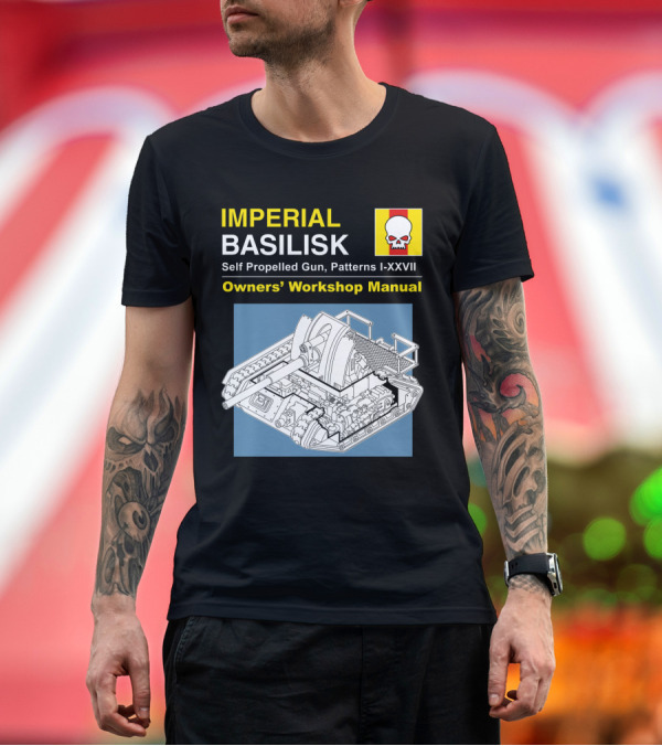 Premium T-Shirt: IMPERIAL BASILISK Self Propelled Gun Owners' Workshop Manual T-Shirt IMPERIAL BASILISK Self Propelled Gun Owners' Workshop Manual T-Shirt