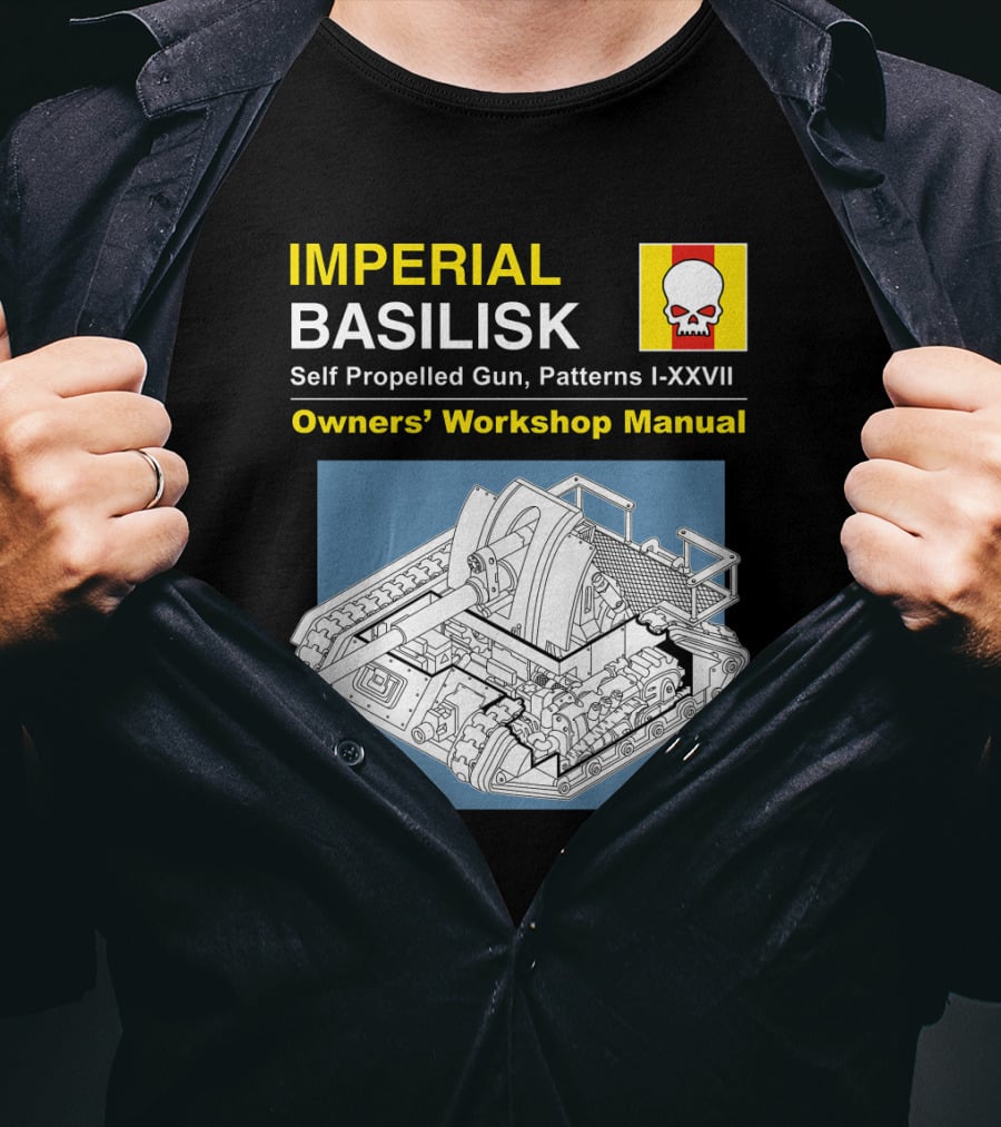 IMPERIAL BASILISK Self Propelled Gun Owners' Workshop Manual T-Shirt