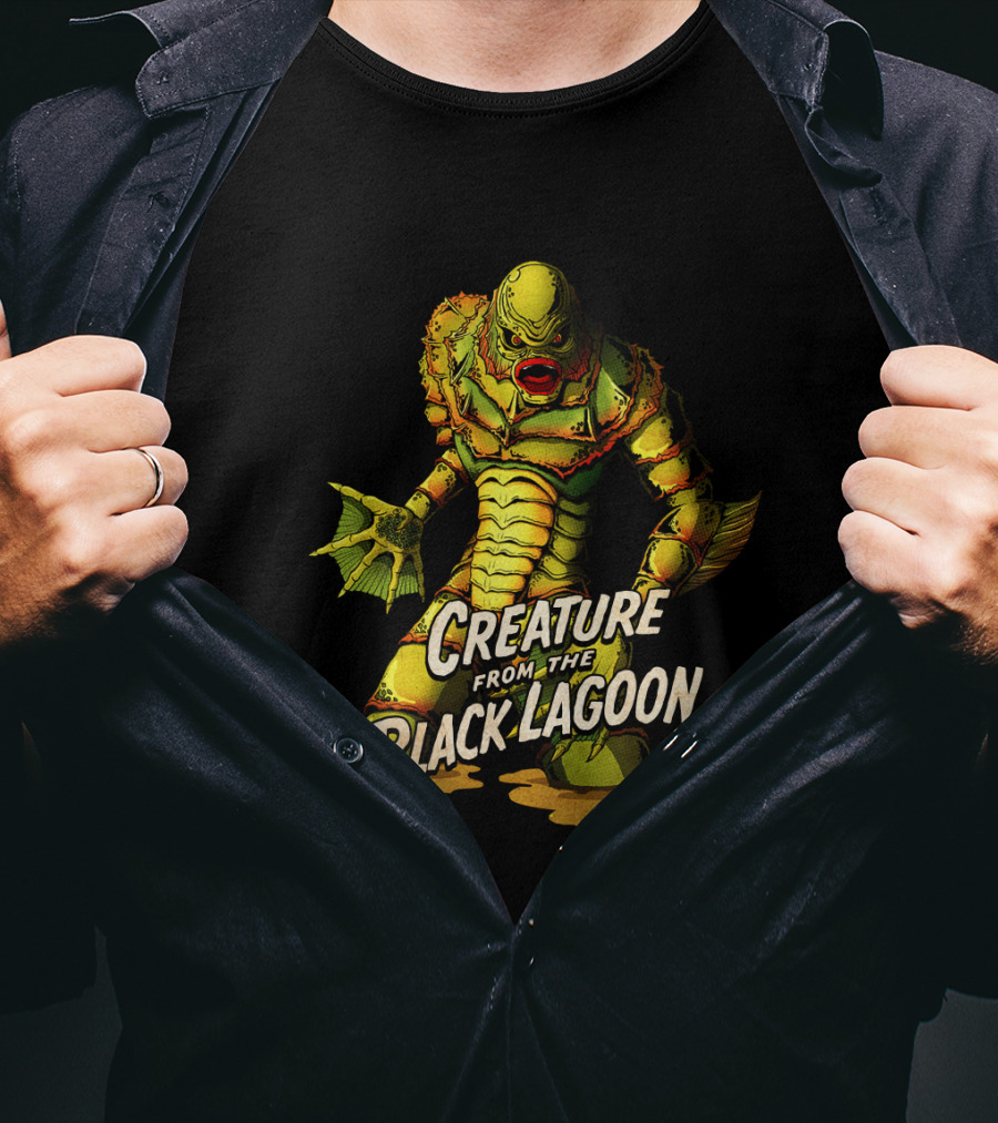 Creature From The Black Lagoon Monster Retro Fan T-Shirt